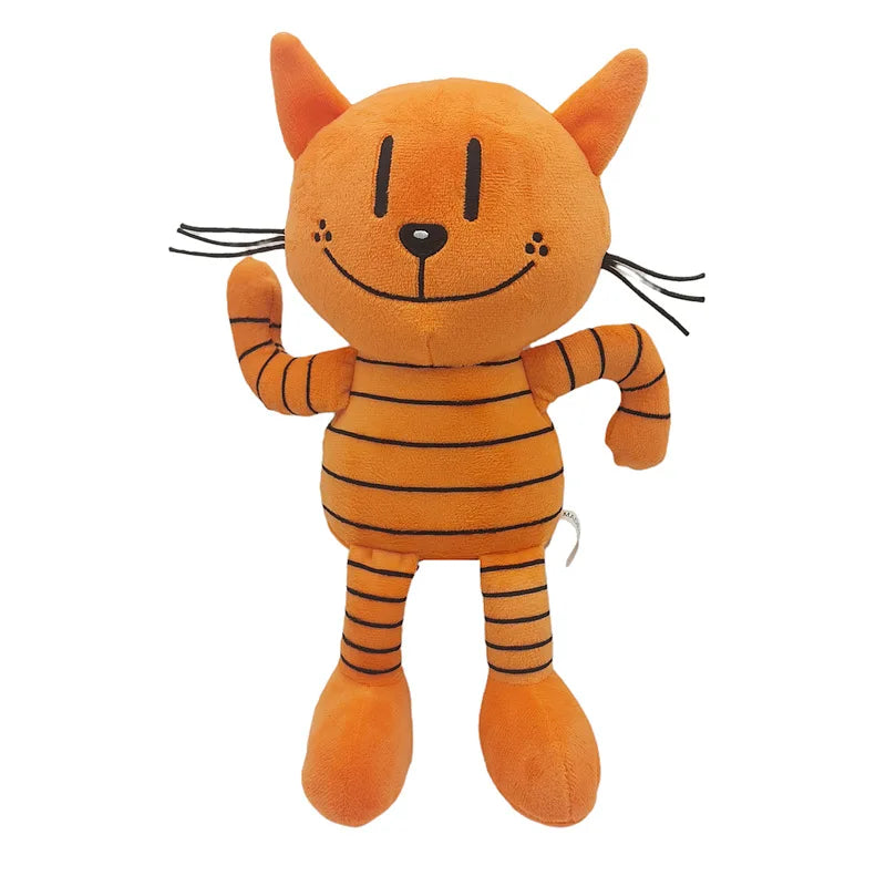 25cm Cute Dog Man Plush Toys Dogman Soft Stuffed Doll Cartoon Petey the Cat Puppy Chief Plushie Animals Figures Birthday Gifts