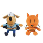 25cm Cute Dog Man Plush Toys Dogman Soft Stuffed Doll Cartoon Petey the Cat Puppy Chief Plushie Animals Figures Birthday Gifts