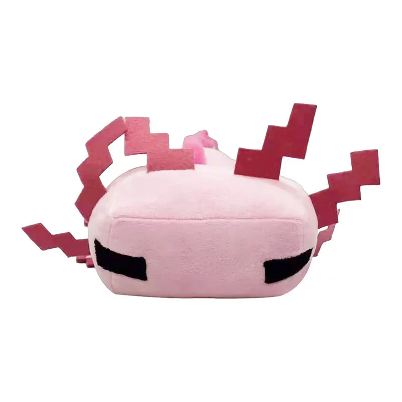 Cute Soft Minecraft Pink/Blue Axolotl Plushie