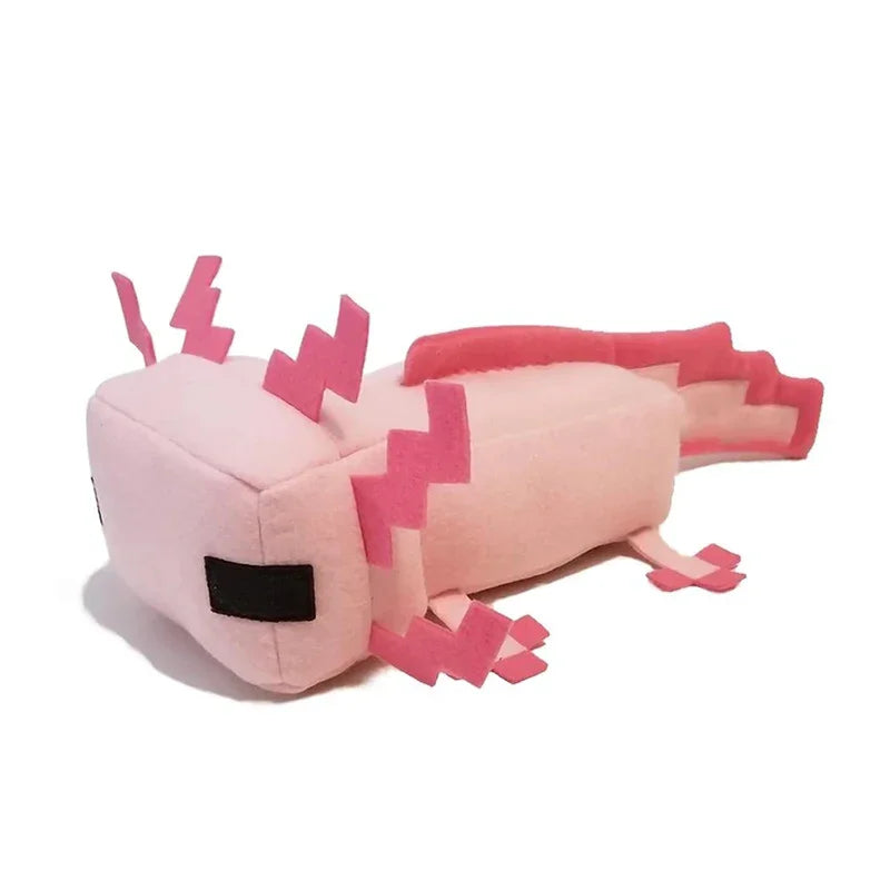 Cute Soft Minecraft Pink/Blue Axolotl Plushie