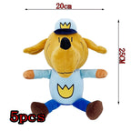 25cm Cute Dog Man Plush Toys Dogman Soft Stuffed Doll Cartoon Petey the Cat Puppy Chief Plushie Animals Figures Birthday Gifts