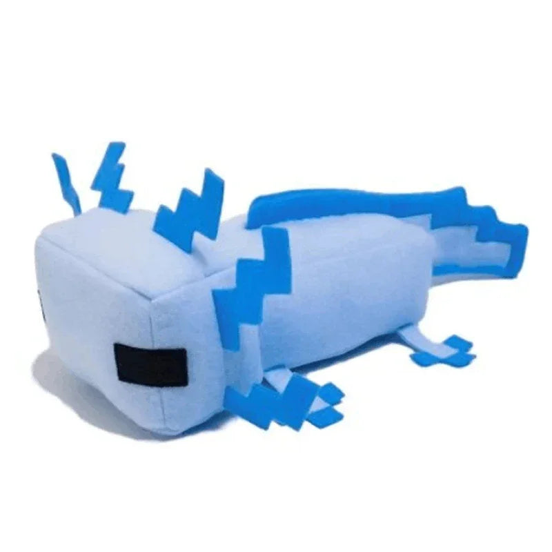 Cute Soft Minecraft Pink/Blue Axolotl Plushie